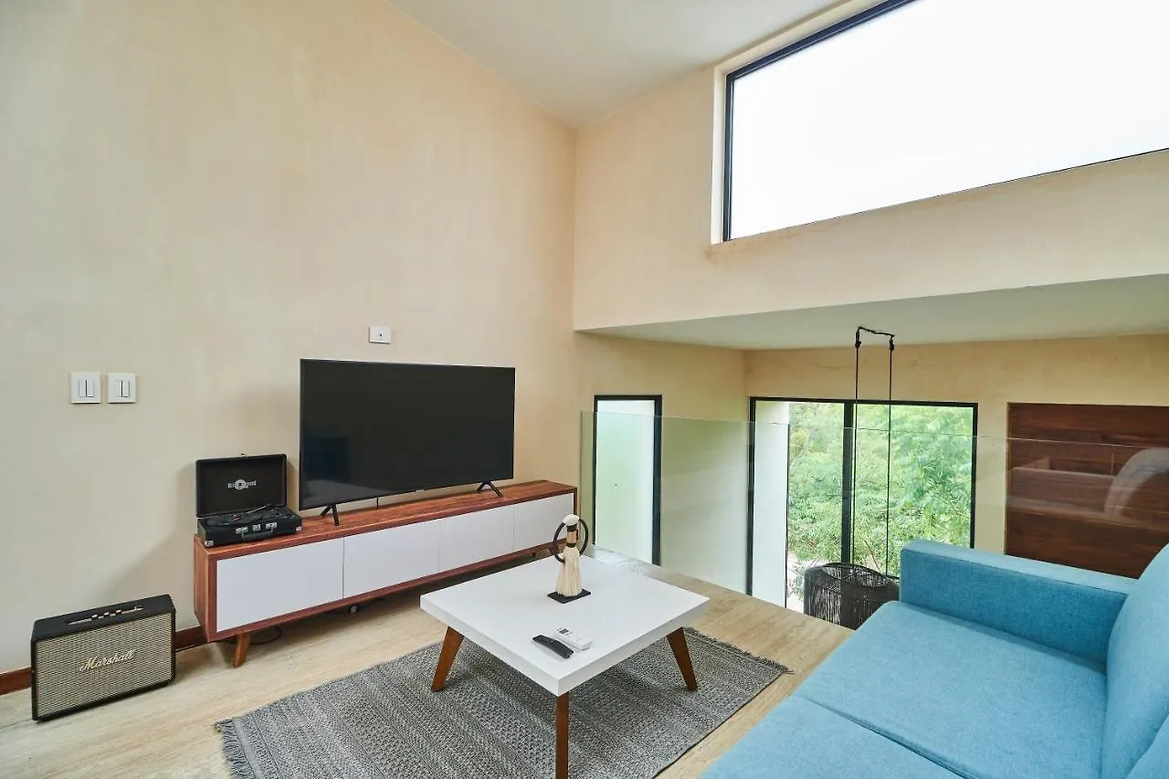 Apartment Private Pool And Rooftop In Aldea Zama, 24 7 Security In A Gated Community 15 Tulum